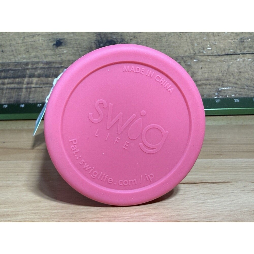 🩷NWT - Swig Life 20oz Breast Cancer Awareness Pink Bow Tumbler Straw Cleaner - Picture 8 of 11